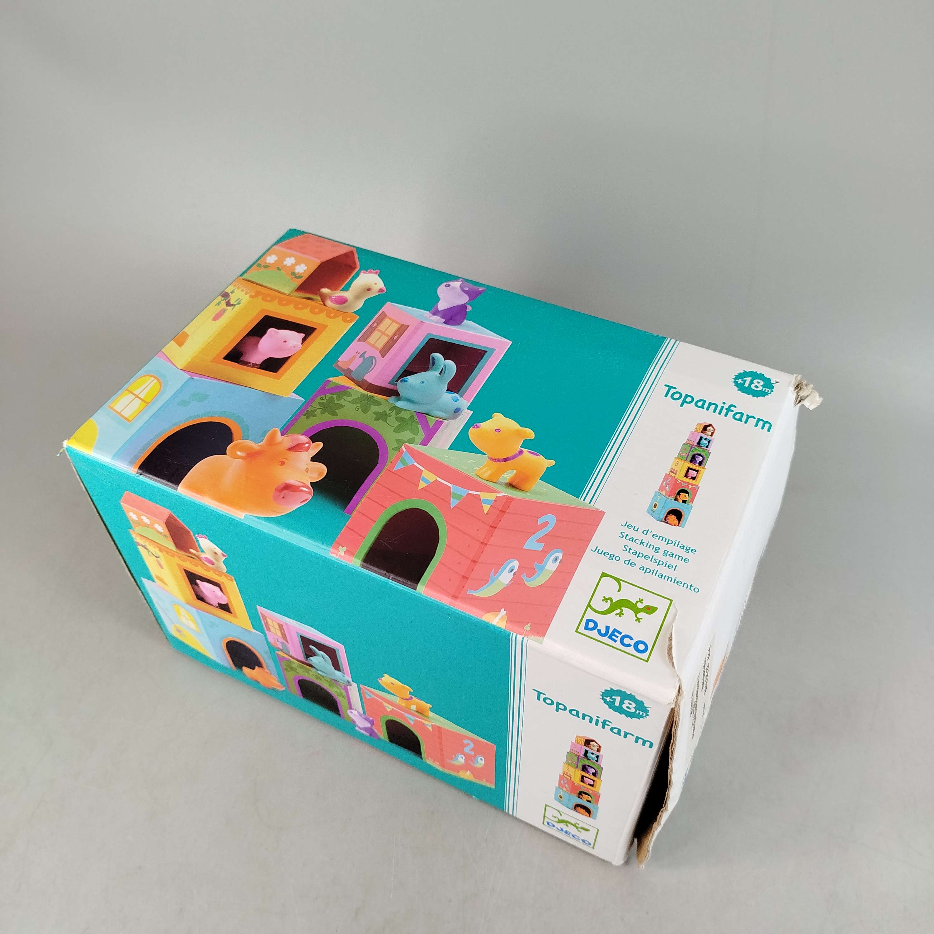 Djeco Topanifarm Stapelspiel 🧩✨, gebraucht, ab 1 2 3 Jahre | ✅ geprüft